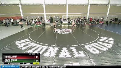 78 lbs Cons. Round 5 - Atlas Trout, Wasatch WC vs Mason Huitt, Badlands Elite WC