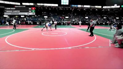 217 lbs Semifinal - Sergio Campos, Unattached vs John Nagy, Unattached