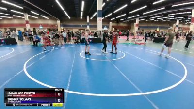 136 lbs Round 2 - Isaiah Joe Foster, Best Trained Wrestling vs Sigmar Solaas, 3F Wrestling