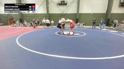 Junior FK - 215 lbs Cons. Round 3 - Nathaniel Salas, Tumwater Wrestling Club vs Deklin Graham, Ellensburg Wrestling Club