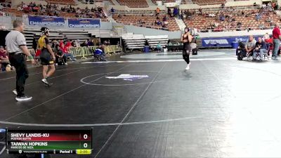 D3-126 lbs Champ. Round 1 - Taiwan Hopkins, Marcos De Niza vs Shevy Landis-Ku, Poston Butte