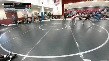 113 lbs Champ. Round 1 - Deegan Vogt, Big Piney vs Ethan Geiger, Laramie