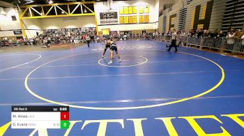 141A lbs Rr Rnd 2 - Malyke Hines, Lehigh vs David Evans, Penn State