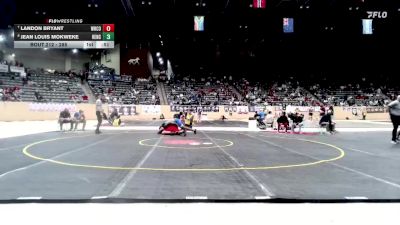 285 lbs Champ. Round 1 - Landon Bryant, Whitley County vs Jean Louis Mokweke, Henry Clay