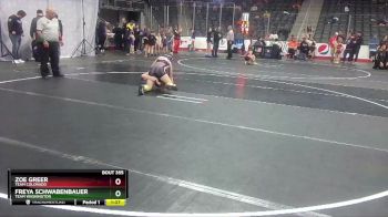 110 lbs Cons. Round 1 - Freya Schwabenbauer, Team Washington vs Zoe Greer, Team Colorado