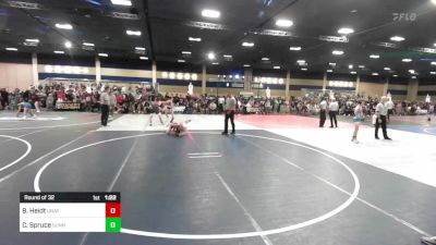 82 lbs Round Of 32 - Brahnan Heidt, Unattached vs Cohen Spruce, Sunnyside WC