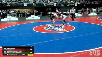 4A-120 lbs 3rd Place Match - Jonderious Williams, Troup vs KYLE MADDOX, North Oconee
