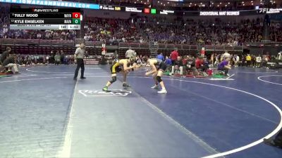 1A-157 lbs Champ. Round 2 - Tully Wood, Wayne, Corydon vs Kyle Engelken, Maquoketa Valley