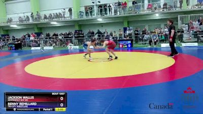 48kg Cons. Round 3 - Jackson Wallis, Kempenfelt Bay WC vs Benny Remillard, Tri-City Wrestling