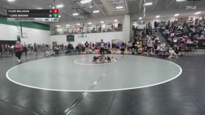 70 lbs Quarterfinal - Jyler Milligan, Jackson County vs Luke Brown, Open Mats