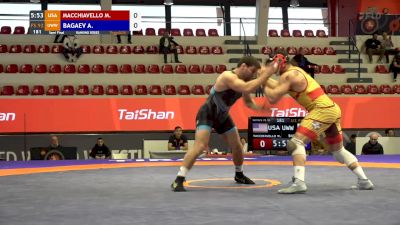 92 kg Semifinal - Michael Macchiavello, USA vs Alan Bagaev, UWW