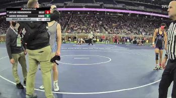 D3-157 lbs Champ. Round 1 - Jaylin Henderson, Shelby HS vs Aiden Bergeon, Richmond