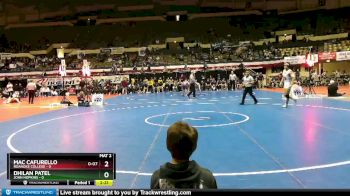 125 lbs Placement (4 Team) - Dhilan Patel, John Hopkins vs Mac Cafurello, Roanoke College