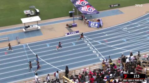 Youth Girls' 200m, Finals 10 - Age 11