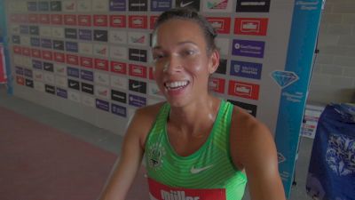 Aisha Praught PBs in London talks about Rowland's approach to training an international group