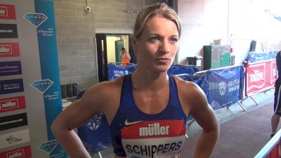 Dafne Schippers' reaction to not racing Felix in the Rio 200m