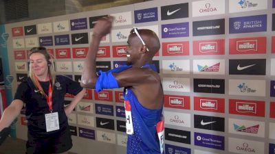 Mo Farah jokes he ran fast due to Ryan Hill's 'Mo Show' comment last week
