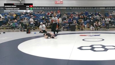 49 lbs Quarters - Korban Grant, Athlos Wrestling vs Kashton Kaylor, Team Aggression Wrestling Club