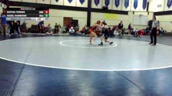 105lbs Champ. Round 2 - Hazel Hammond, Walla Walla (Girls) vs Sophia Turner, Kennewick (Girls)