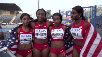 Team USA girls reveal pre race mantra after victory