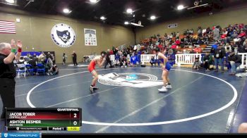 120 lbs Quarterfinal - Ashton Besmer, Buchanan vs Jacob Tober, Central East