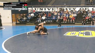 125 lbs Champ. Round 1 - Elijah Almarinez, Maryville vs Justin Shaw, Ouachita Baptist