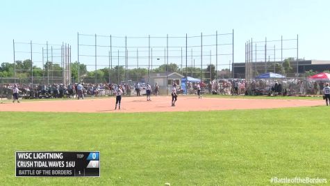 Wisconsin Lightning vs Crush Tidal Waves 16U   Battle of the Borders