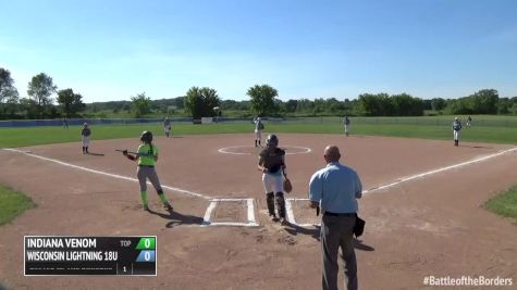 Indiana Venom vs Wisconsin Lightning 18U   Battle of the Borders