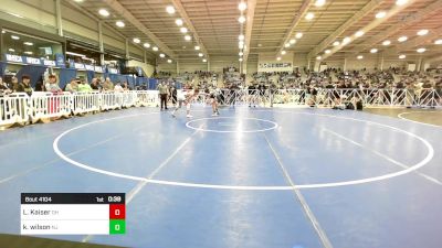 160 lbs Consi Of 64 #1 - Luke Kaiser, OH vs Kevin Wilson, NJ