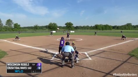 Wisconsin Rebels vs Crush Tidal Waves 16U   Battle of the Borders