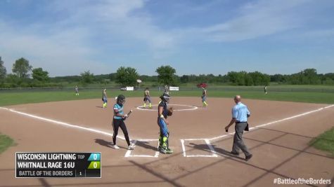 Wisconsin Lightning vs Whitnall Rage 16U   Battle of the Borders