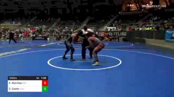 200 lbs 3rd Place - Kingsley Menifee, Birds Of Prey WC vs Diego Costa, Yucaipa