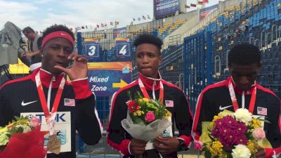 Team USA boys after earning gold medal in 4x4