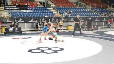 106 lbs Cons. Quarters - Riley Longdin, Wisconsin vs Dakota Harmer, Michigan