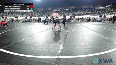 Consi Of 8 #1 - Whitton Lindamood, Weatherford Youth Wrestling vs Damian Robertson, Madill Takedown