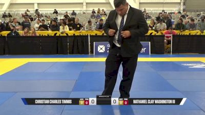 Nathaniel Clay Washington III vs Christian Charles Timmis 2025 World IBJJF Jiu-Jitsu No-Gi Championship