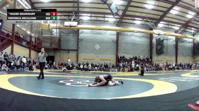145 lbs Champ. Round 1 - Veronica Decaluwe, Harrison vs Naomi Gearheart, Crestview HS