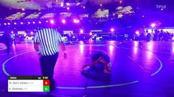 126 lbs Quarterfinal - Mateo Saint Valdez, Dark Knights vs Kram Shahaby, United WC