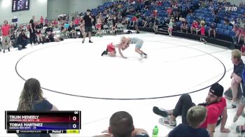 86 lbs Round 3 (4 Team) - Tobias Martinez, Kansas Red Boys vs Truin Meneely, Nebraska Red Boys