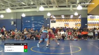 285 lbs Quarterfinal - Jonathan Heller, Bay City Grapplers vs Levi Krakoff, JB