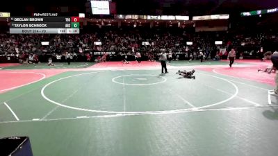 70 lbs Champ. Round 2 - Declan Brown, TBG1 vs Taylor Schrock, ARC3