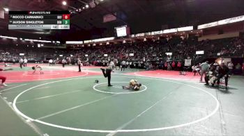 65 lbs Champ. Round 2 - Jaxson Singleton, DONA vs Rocco Carnabuci, BKV1