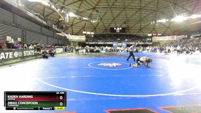 2A 106 lbs Cons. Round 2 - Diego Concepcion, Tumwater vs Kaden Harding, Orting