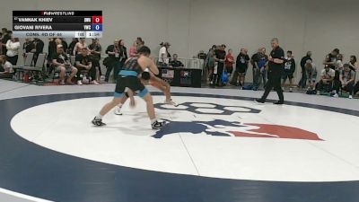 60 kg Cons. Rd Of 64 - Vannak Khiev, SPAR Wrestling Academy vs Giovani Rivera, Valiant Wrestling Club