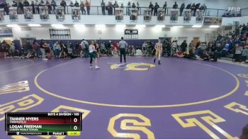 105 lbs Cons. Round 2 - Logan Freeman, Lander Middle School vs Tanner Myers, Thermopolis