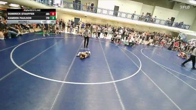 39-40 lbs Round 1 - Kamden Paulson, Team Prestige Wrestling vs Dominick Stauffer, Aviator Wrestling Academy