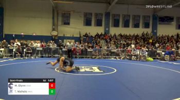 138 lbs Semifinal - Mike Glynn, Central Catholic vs Thomas Nichols, Bristol Eastern