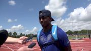 Trayvon Bromell relies on "strong spiritual foundation" to get him through anything