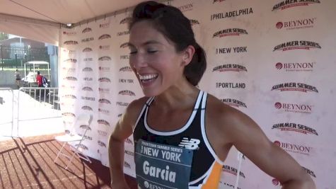 Stephanie Garcia shaking the Olympic Trials ghost away, gets the win in Track Town