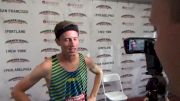 Colby Alexander after running a huge PR and beating 3 Olympians